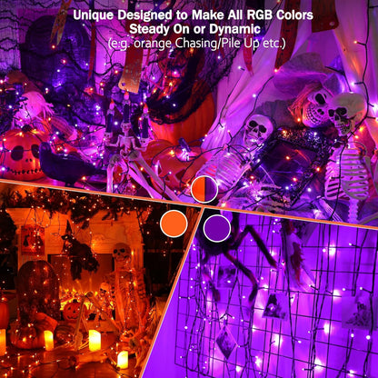 BrizLabs USB Fairy Lights – Intentional Living Space Lighting with Single Color Mode and Timer