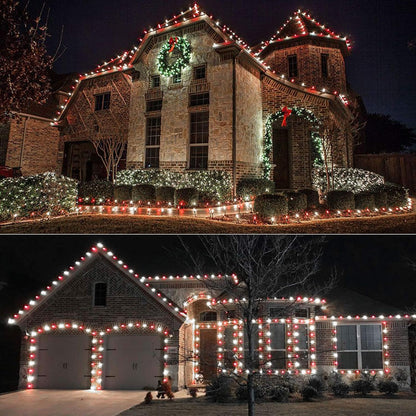 Brizled 100 LED C9 Lights as Holiday Gift for Her, 66FT Decorative Faceted Christmas Set