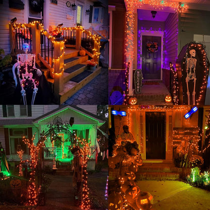 Brizled Halloween Lights – Thoughtful Housewarming Present for First-Time Homeowners, Candy Corn Theme