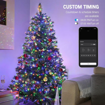 Brizled Smart Fairy Lights – No-Flame, Low-Voltage String Lights for Nursery and Playroom Holiday Magic