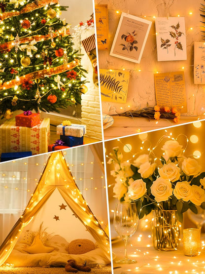 btfarm String Lights – Child-Safe Bedroom Canopy Wrap, Low-Voltage LED Design