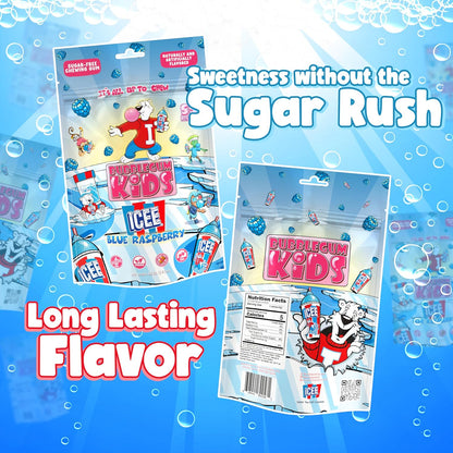 Bubblegum Kids Chiclets – After-School Snack Gum for Kids' Lunchboxes and Playdates, Sugarless