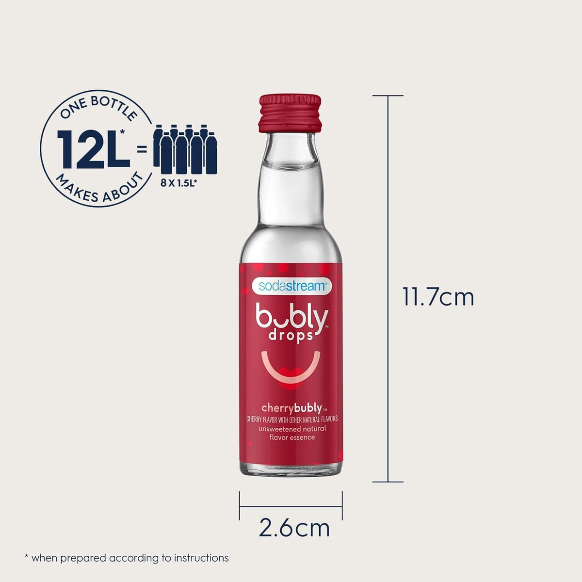 Bubly Fruit Drops by SodaStream – Zero-Calorie Sparkling Water Mix for Camping Trips and Backyard BBQs