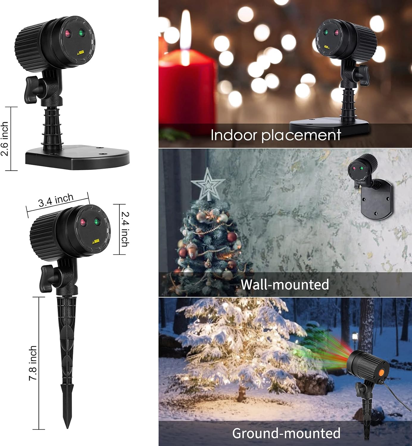 built-in 6-hour on / 18-hour off timer with memory function