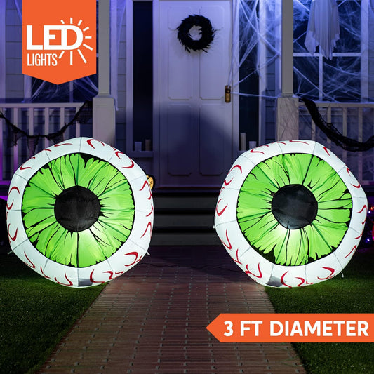 built-in bright white led lights for nighttime glow
