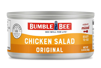 Bumble Bee Snack on the Run Chicken Salad Kit – In-Car Lunch for Parents Juggling School Pickups and Errands, No Cleanup