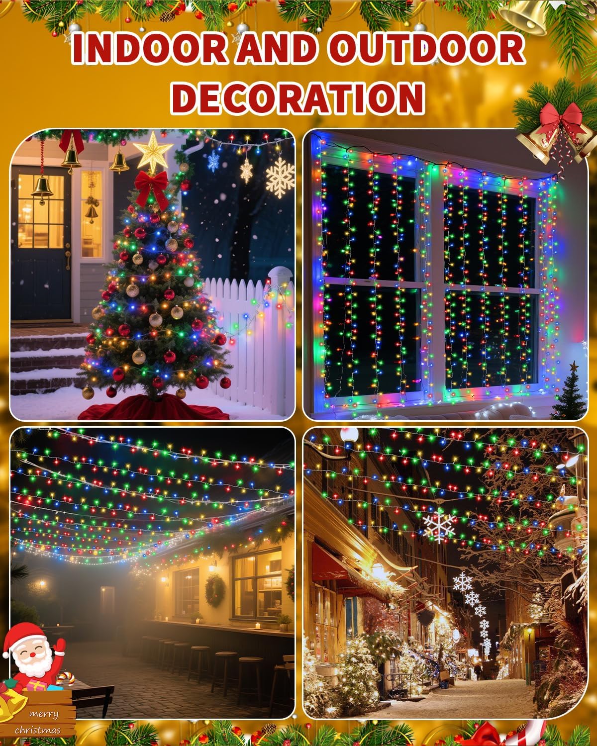 BZBANRN 403ft String Lights with Remote Dimmable, Thoughtful Holiday Present for Neighbors, Hosts, and First-Time Homeowners