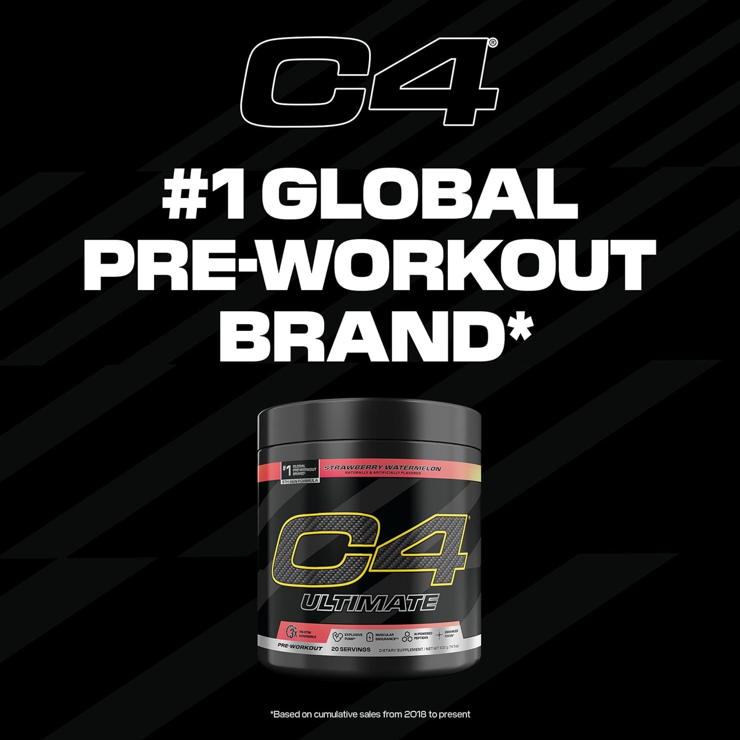 C4 Ultimate Pre Workout Powder – Self-Care Supplement for Strength Training Recovery and Focus