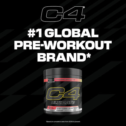 C4 Ultimate Pre Workout Powder – Self-Care Supplement for Strength Training Recovery and Focus