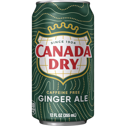 Canada Dry Ginger Ale Soda – Children's Birthday Party Beverage, 12 fl oz Cans 24 Pack