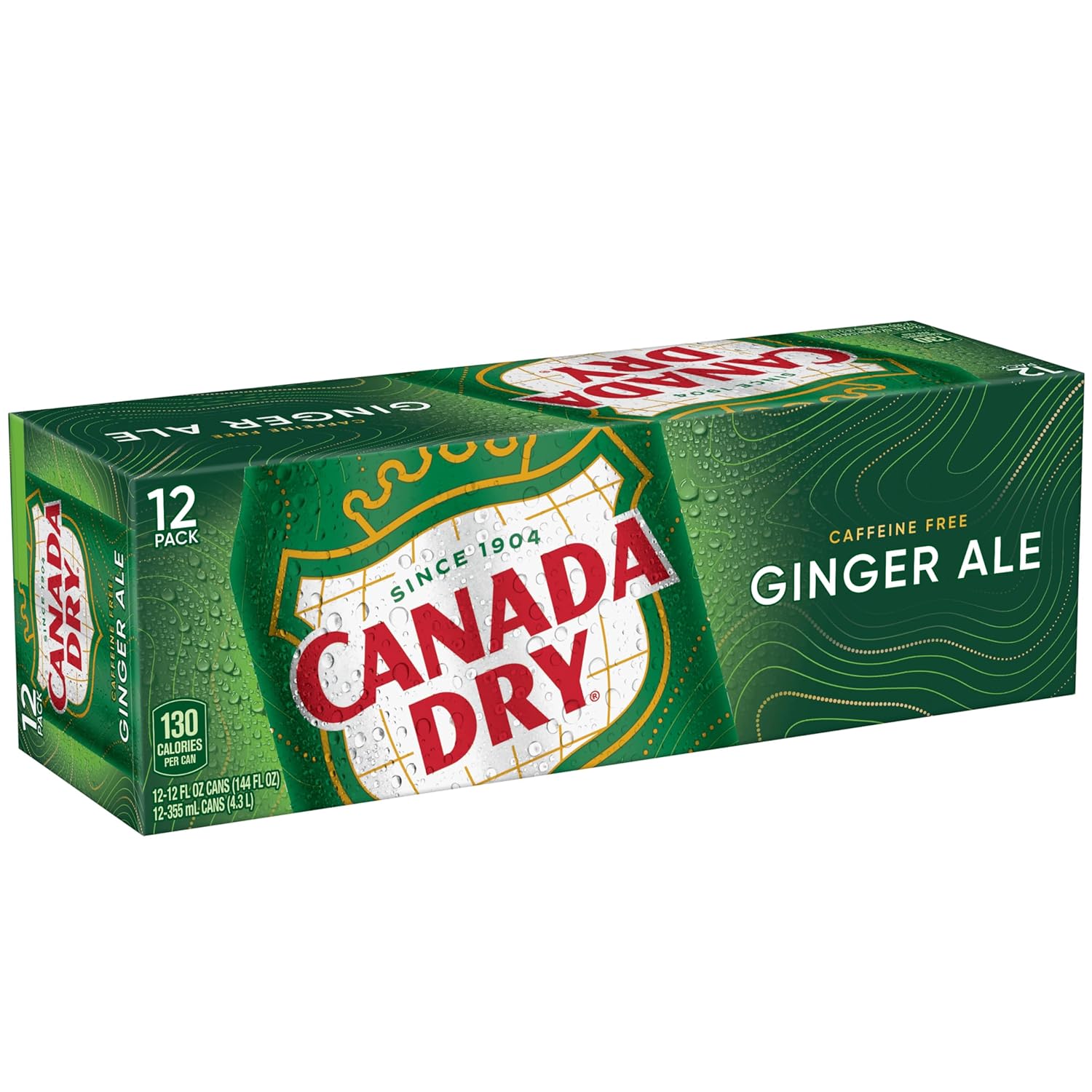 Canada Dry Ginger Ale Soda – Children's Birthday Party Beverage, 12 fl oz Cans 24 Pack