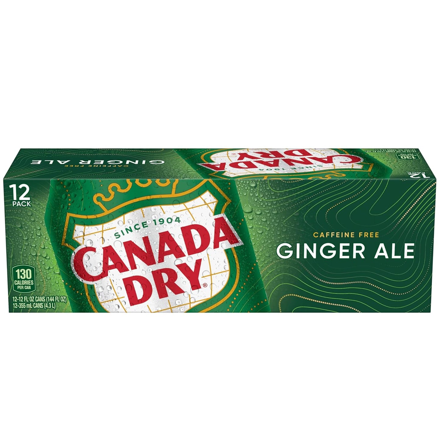 Canada Dry Ginger Ale Soda – Children's Birthday Party Beverage, 12 fl oz Cans 24 Pack