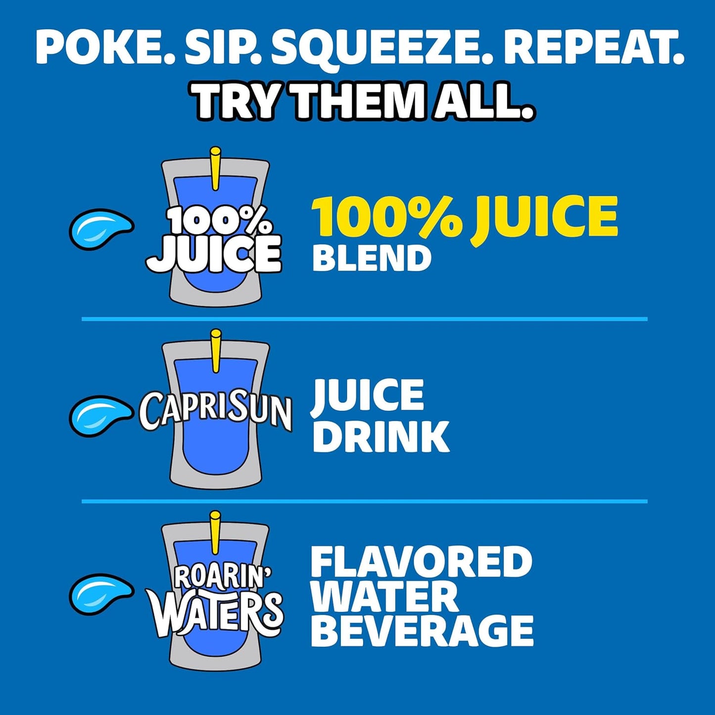 Capri Sun All-Natural Apple Juice Pouches – Reliable Lunchbox Hydration with No Artificial Additives, 10 Pack 6 fl oz