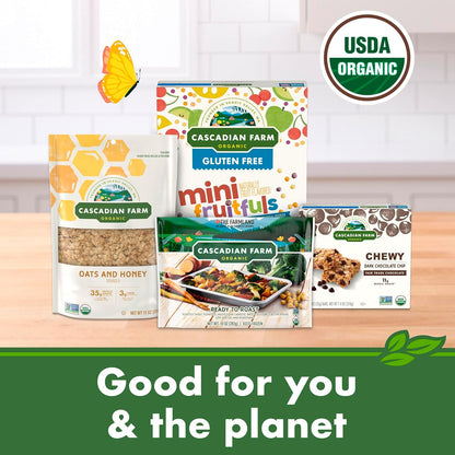 Cascadian Farm Organic Mini Fruitfuls Cereal – On the Go Organic Snack for Hiking and Picnics