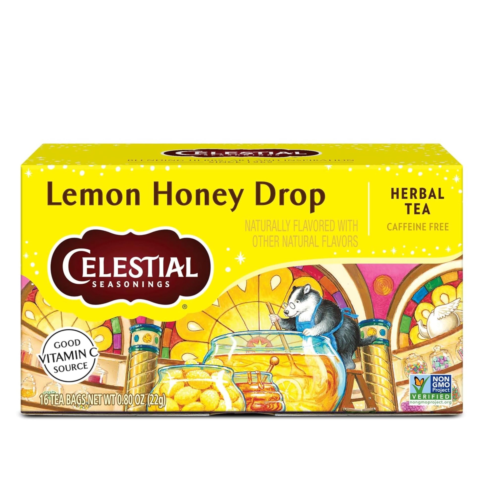 Celestial Seasonings True Blueberry Herbal Tea Bags – 4-6 Minute Study Break Tea for Late-Day Work Sessions