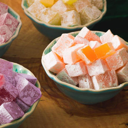 Cerez Pazari Gluten-Free Turkish Delight – Pareve Lokum Confections for Dietary Wellness, Real Fruit Snack