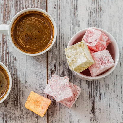 Cerez Pazari Premium Turkish Delight Variety – Luxury Dessert Course for Dinner Parties, Beet Root Sugar Authentic Lokum