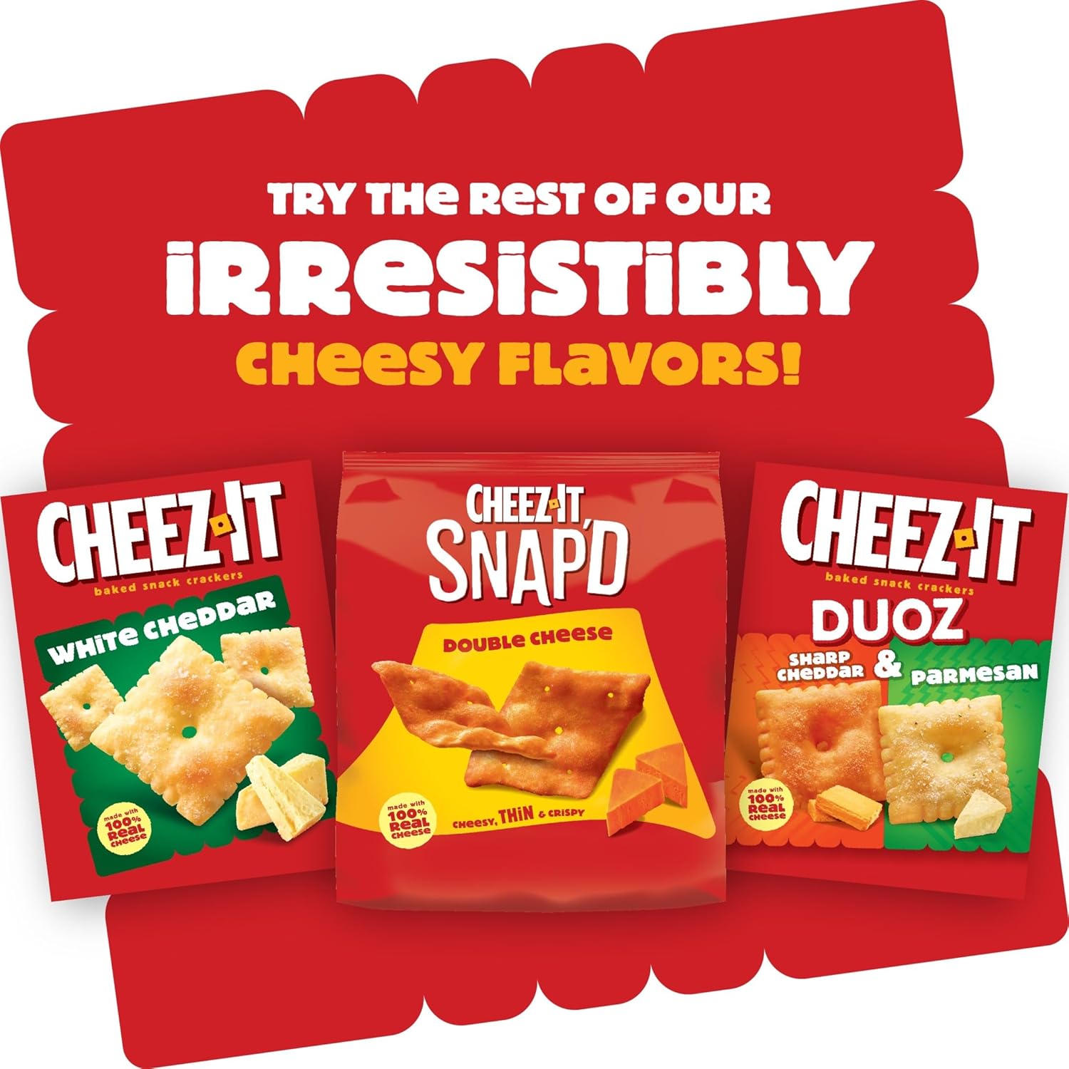 Cheez-It Grooves Sharp White Cheddar Crackers – Kosher-Certified Gift Box for Shabbat Tables, Rosh Hashanah Spreads, and Holiday Hosting, 17oz