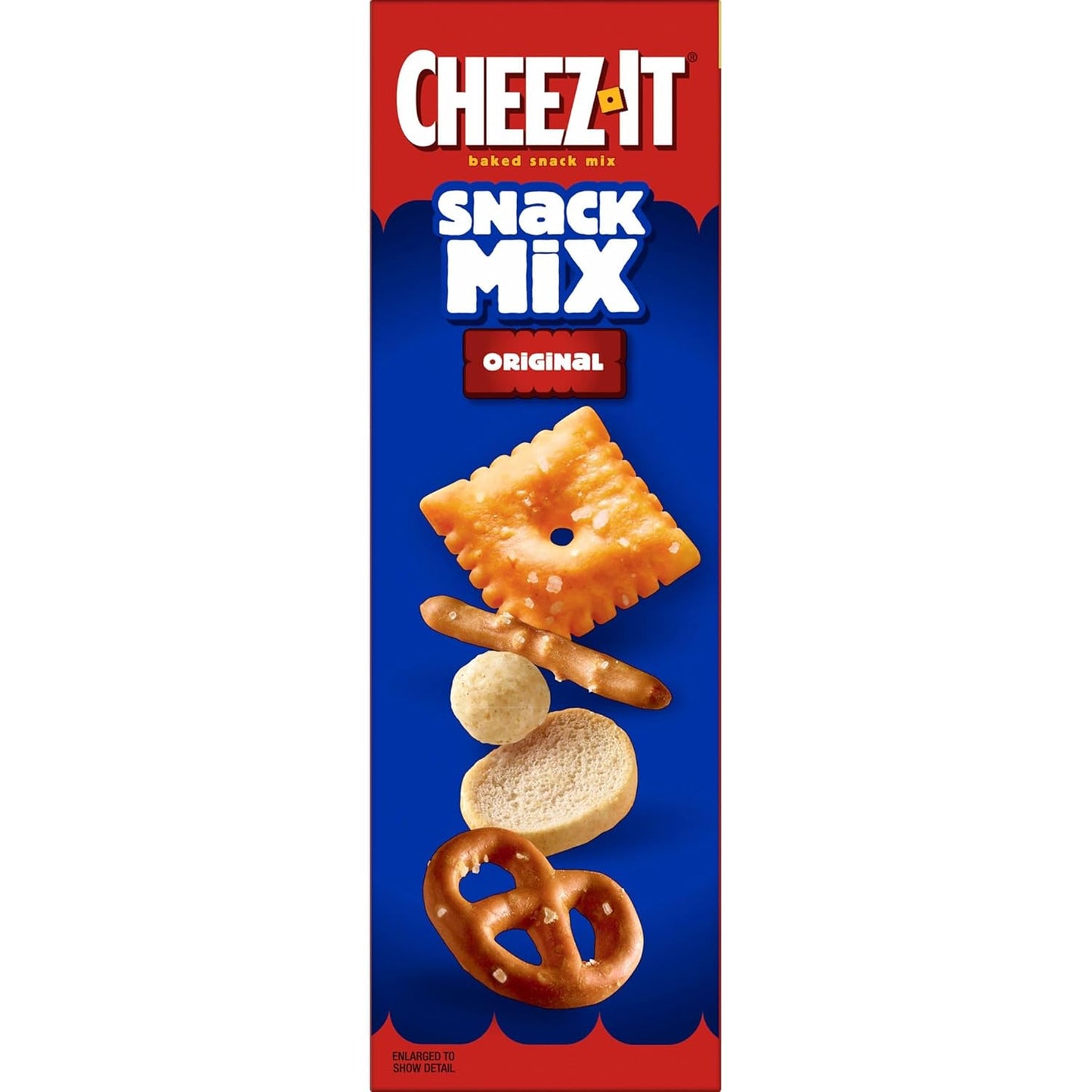 Cheez-It Snack Mix, Kid-Friendly Pantry Snack Box for Lunches and Backpacks, Original, 17.8oz Box