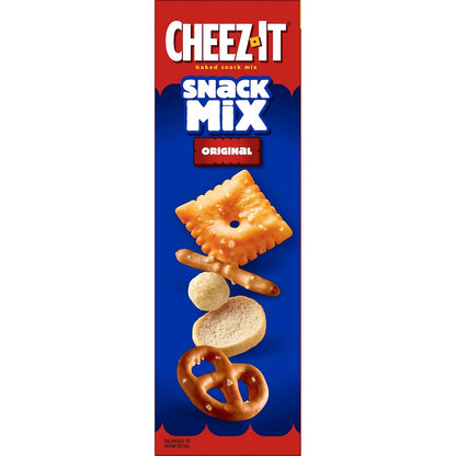 Cheez-It Snack Mix, Kid-Friendly Pantry Snack Box for Lunches and Backpacks, Original, 17.8oz Box