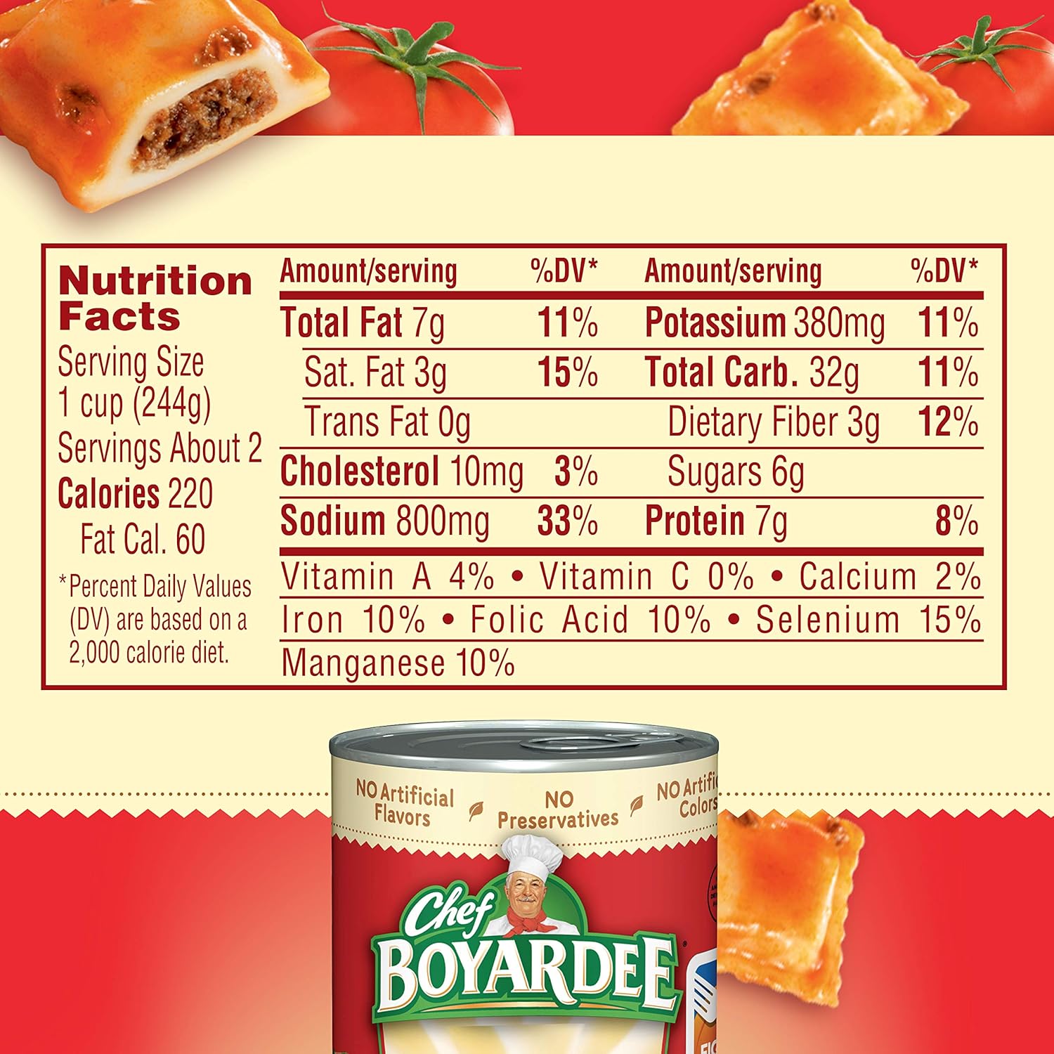 Chef Boyardee Mini Beef Ravioli, Thoughtful Housewarming Gift for New Apartment Dwellers, 15 oz Can