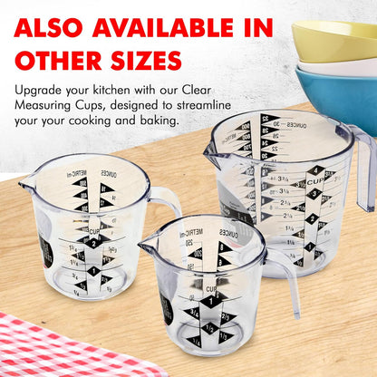 Chef Craft Select Plastic Measuring Cup – Lightweight Travel Measuring Cup for RV and Camper Kitchen
