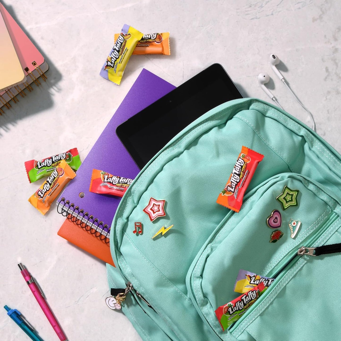 chewy taffy texture with printed jokes on every wrapper