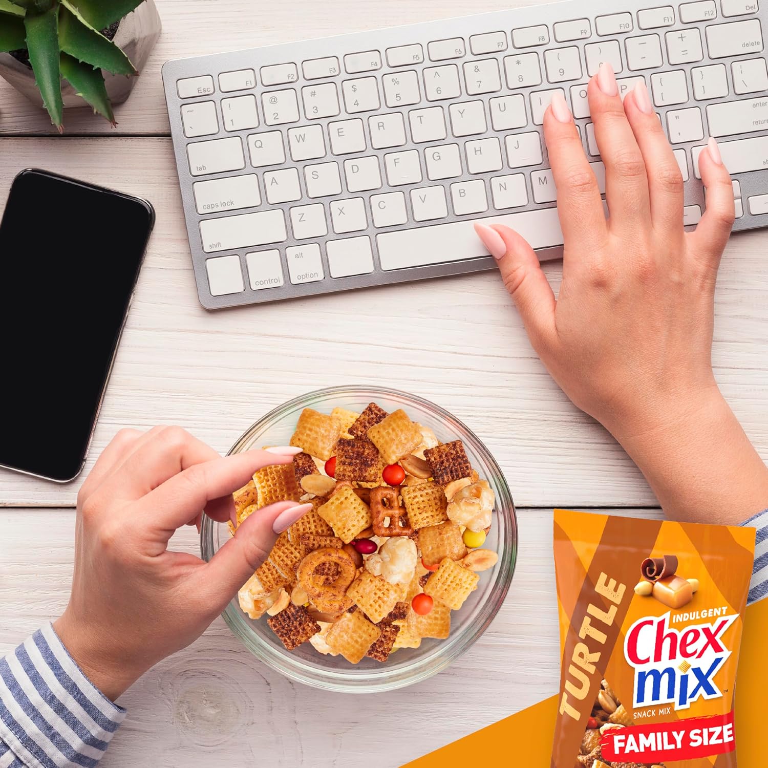 Chex Mix Turtle Snack Mix – High-End Sweet Snack Upgrade for Home Bar and Cocktail Hour Service