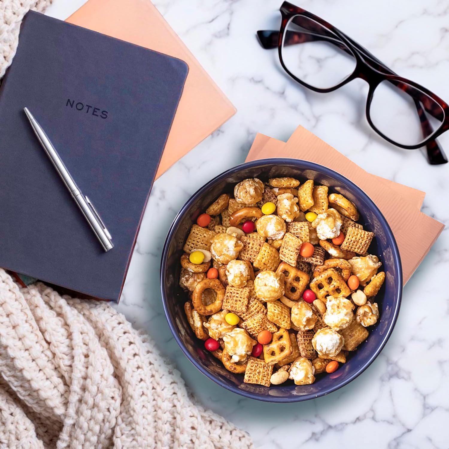 Chex Mix Turtle Snack Mix – High-End Sweet Snack Upgrade for Home Bar and Cocktail Hour Service