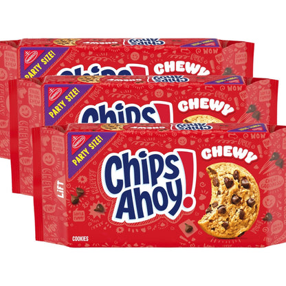 CHIPS AHOY! Chewy Chocolate Chip Cookies Bulk Pack Snack for Backyard BBQs and Outdoor Potlucks
