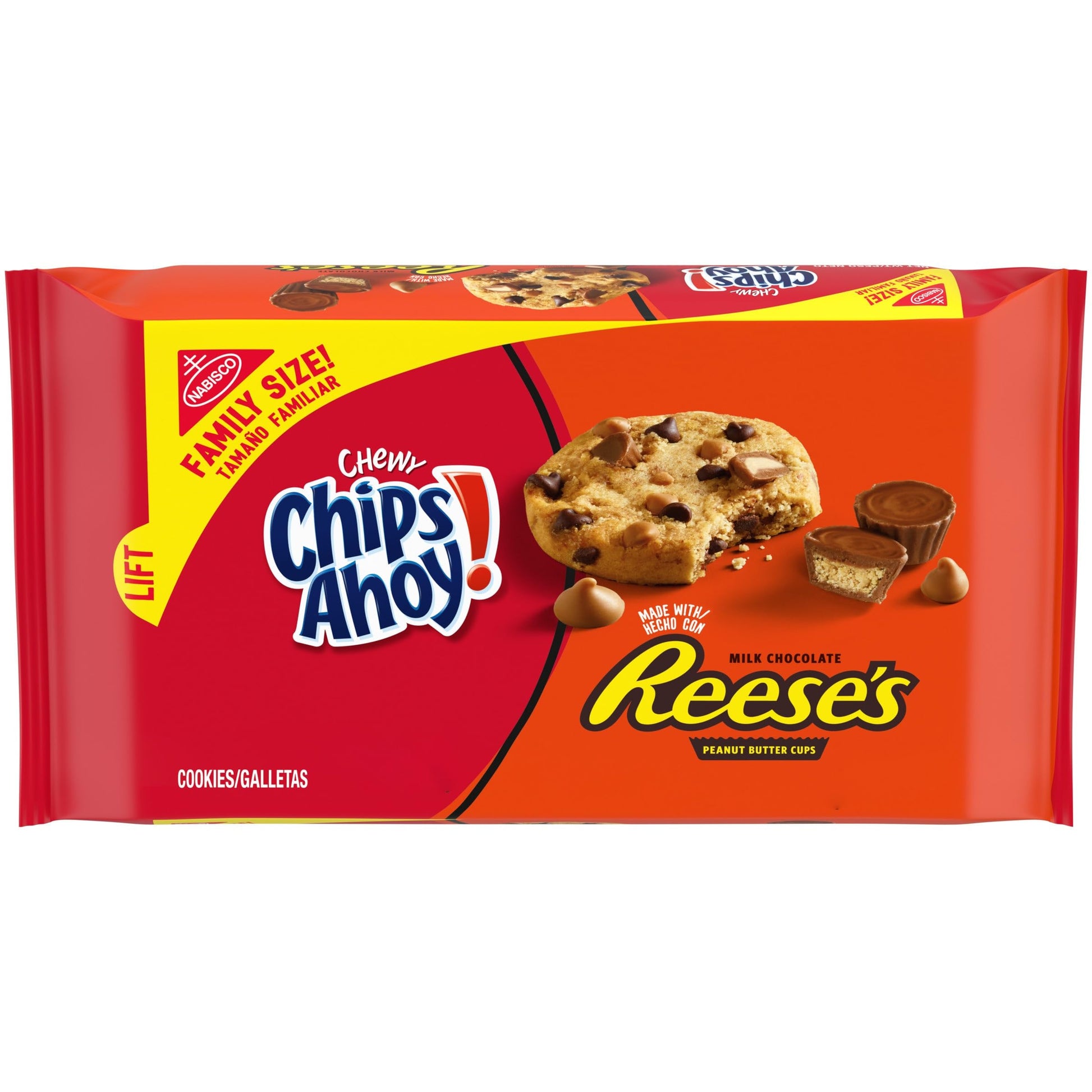 CHIPS AHOY! Chewy Reese's Peanut Butter Cup Cookies, Office Break Room Pantry Snack for Teams