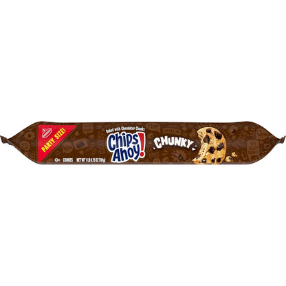 CHIPS AHOY! Chunky Chocolate Chip Cookies Party Size – Housewarming Gift Basket Staple, 24.75 oz Bulk Pack