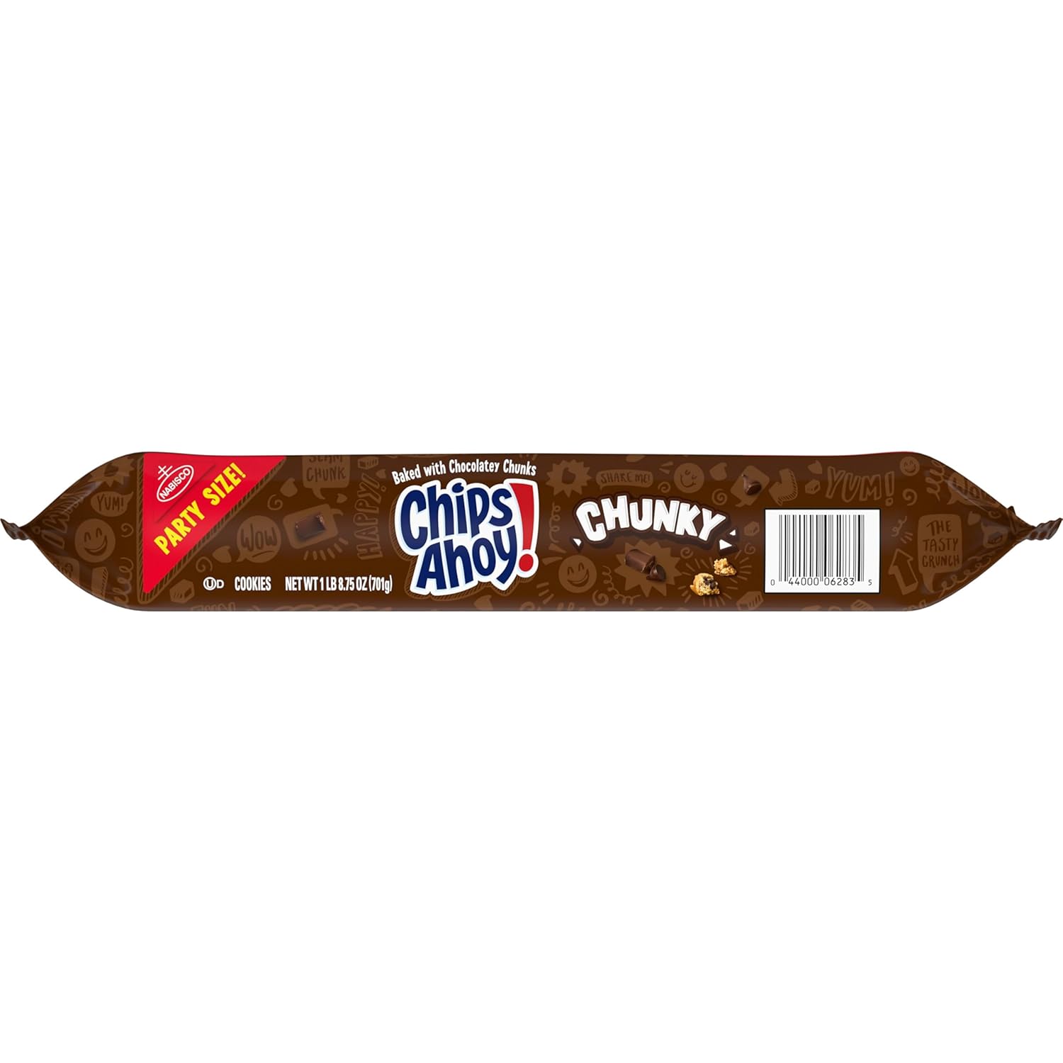 CHIPS AHOY! Chunky Chocolate Chip Cookies Party Size – Housewarming Gift Basket Staple, 24.75 oz Bulk Pack