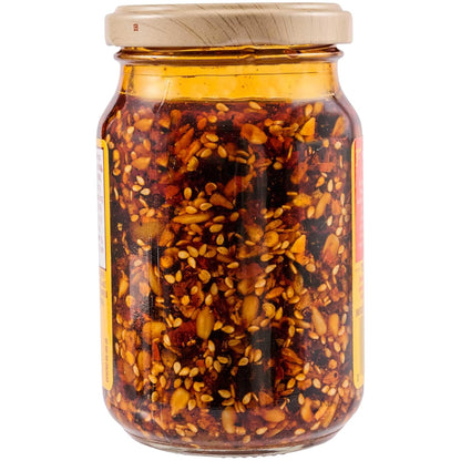 Cholula Chiles & Pepitas Chili Crisp – Sunflower Oil Based Topping for Mindful Weeknight Cooking, 8 oz