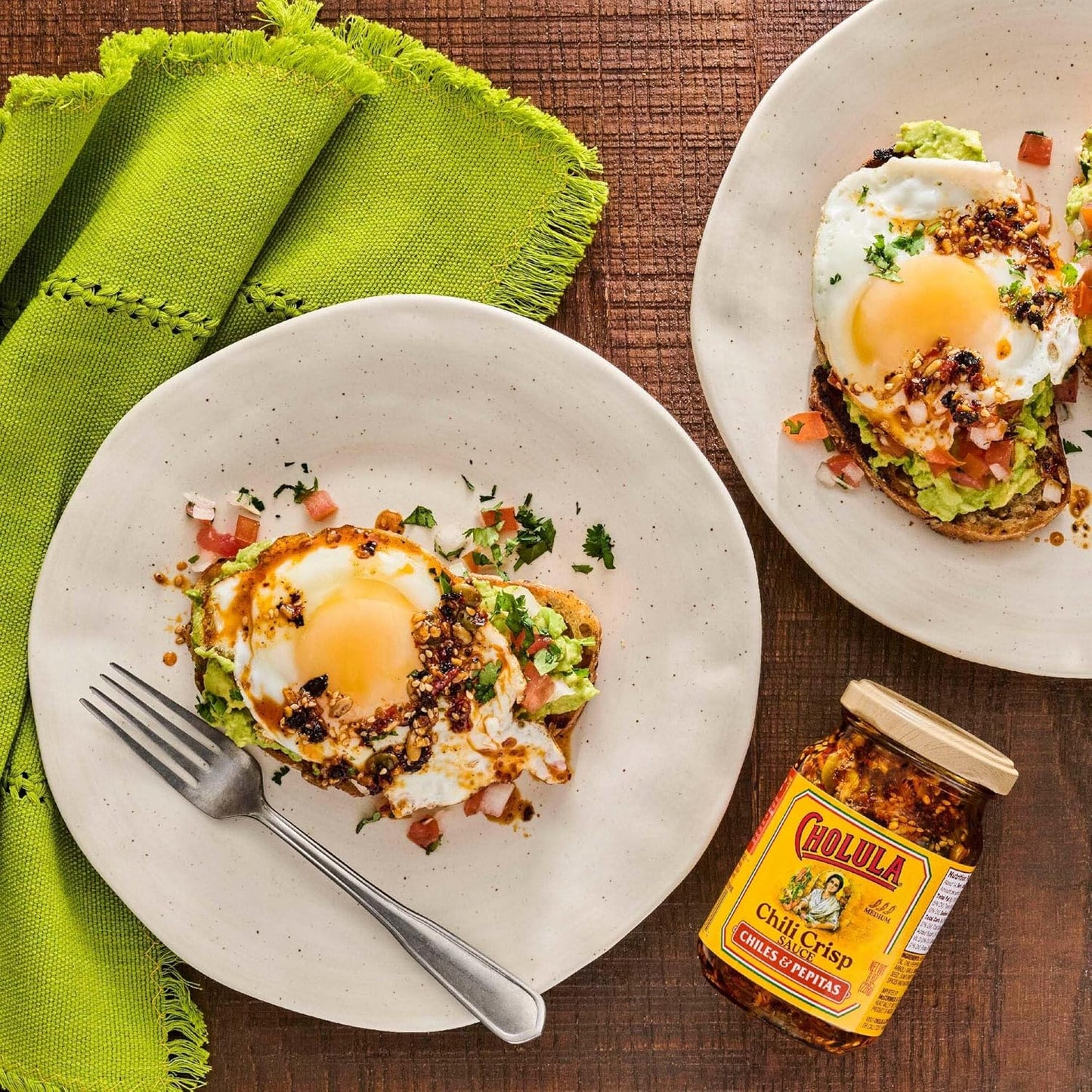 Cholula Chiles & Pepitas Chili Crisp – Sunflower Oil Based Topping for Mindful Weeknight Cooking, 8 oz