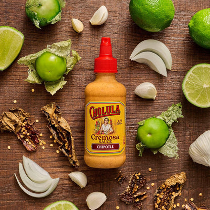 Cholula Chipotle Cremosa Sauce – Streamlined Pantry Upgrade Replacing Multiple Hot Sauce Bottles, Medium Heat Creamy, 8 fl oz
