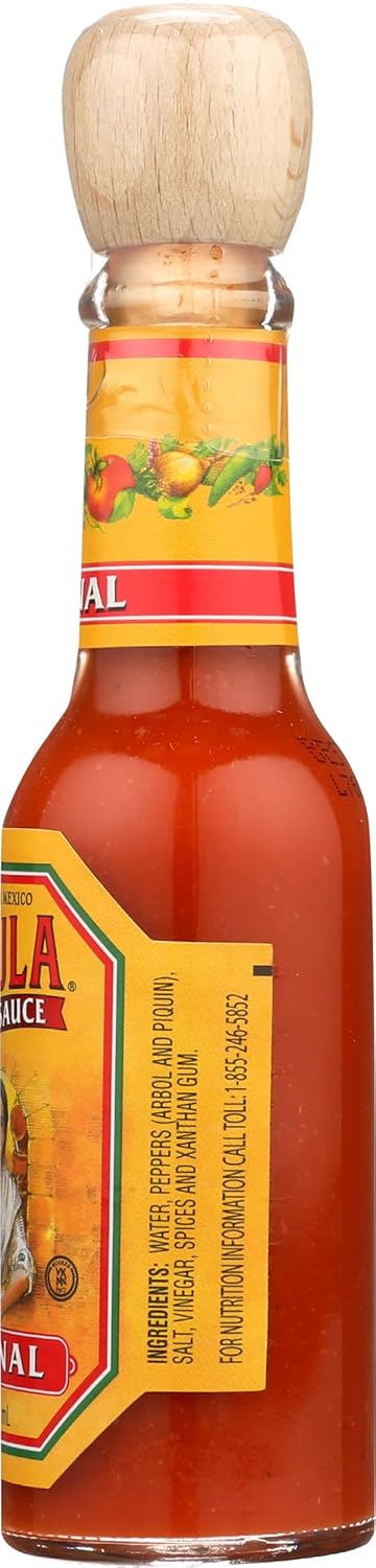 Cholula Hot Sauce 2 oz – Wooden Cap Collectible for Home Bar Cart Display