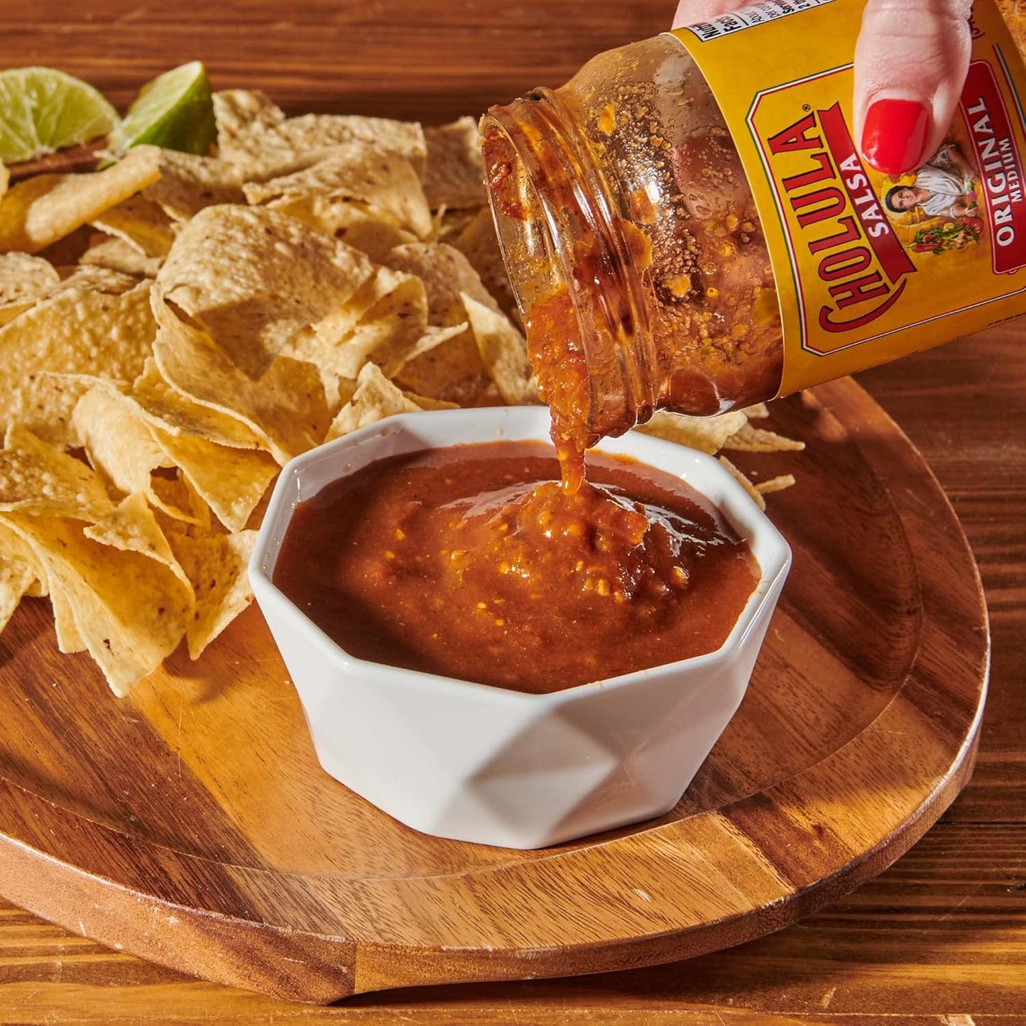 Cholula Original Salsa Medium 12 oz – Game Day and Tailgate Condiment Built for Open-Air Gatherings