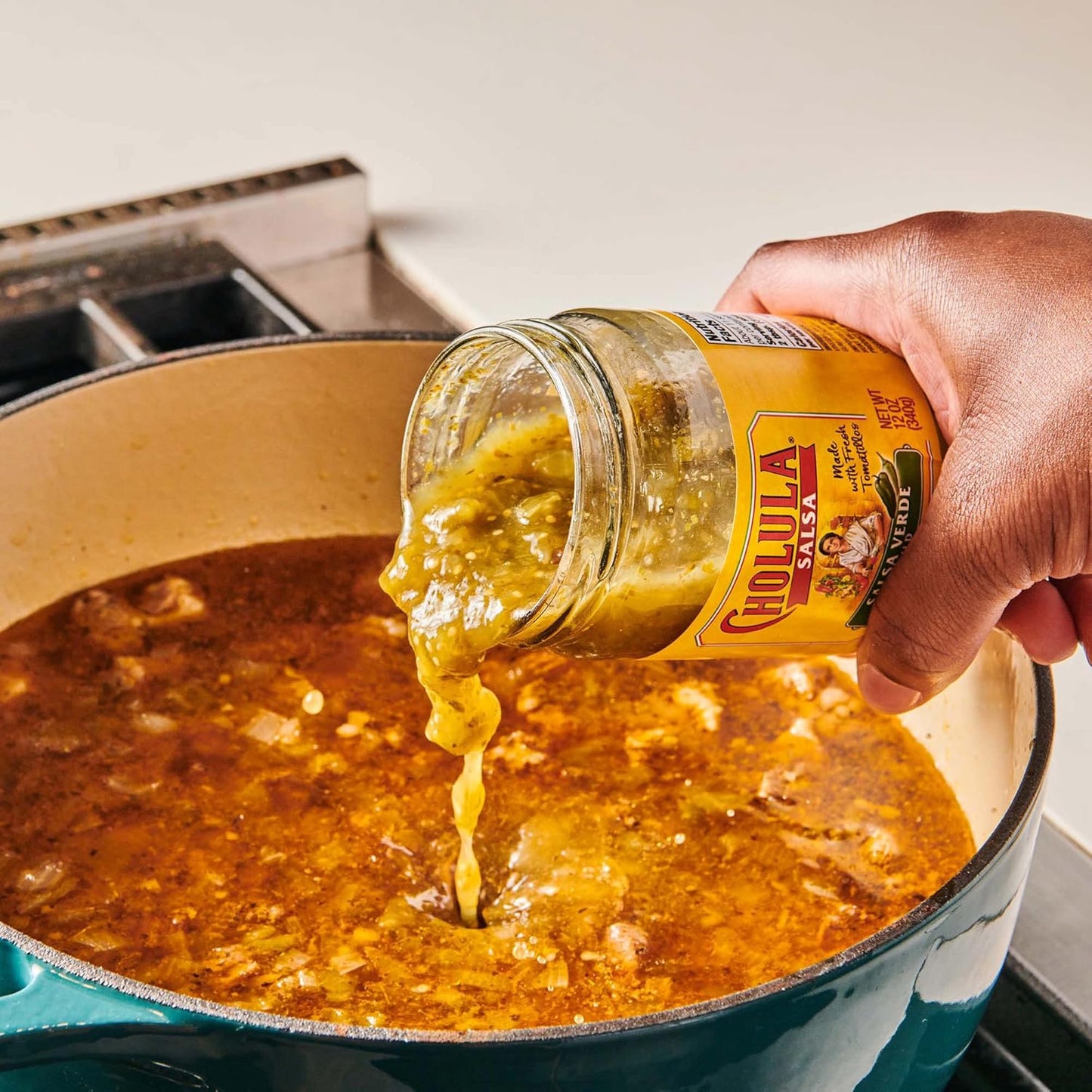 Cholula Salsa Verde Mild 12 oz – Guilt-Free Topping for Balanced Diets