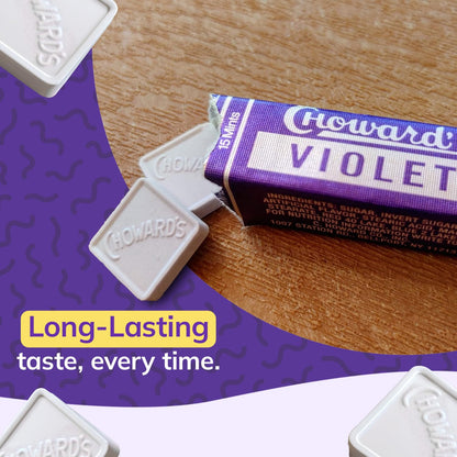 Choward's Violet Mints 6-Pack – Individually Wrapped Travel Mints for Carry-Ons, Work Bags, and Conference Refresh