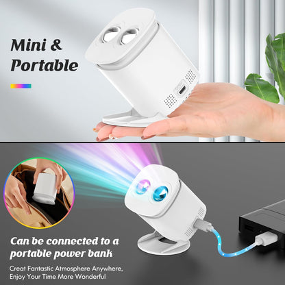 Christmas Gift Galaxy Projector – Nebula Ceiling Night Light for Him, Her, and Couples with Pre-Set Sleep Timer