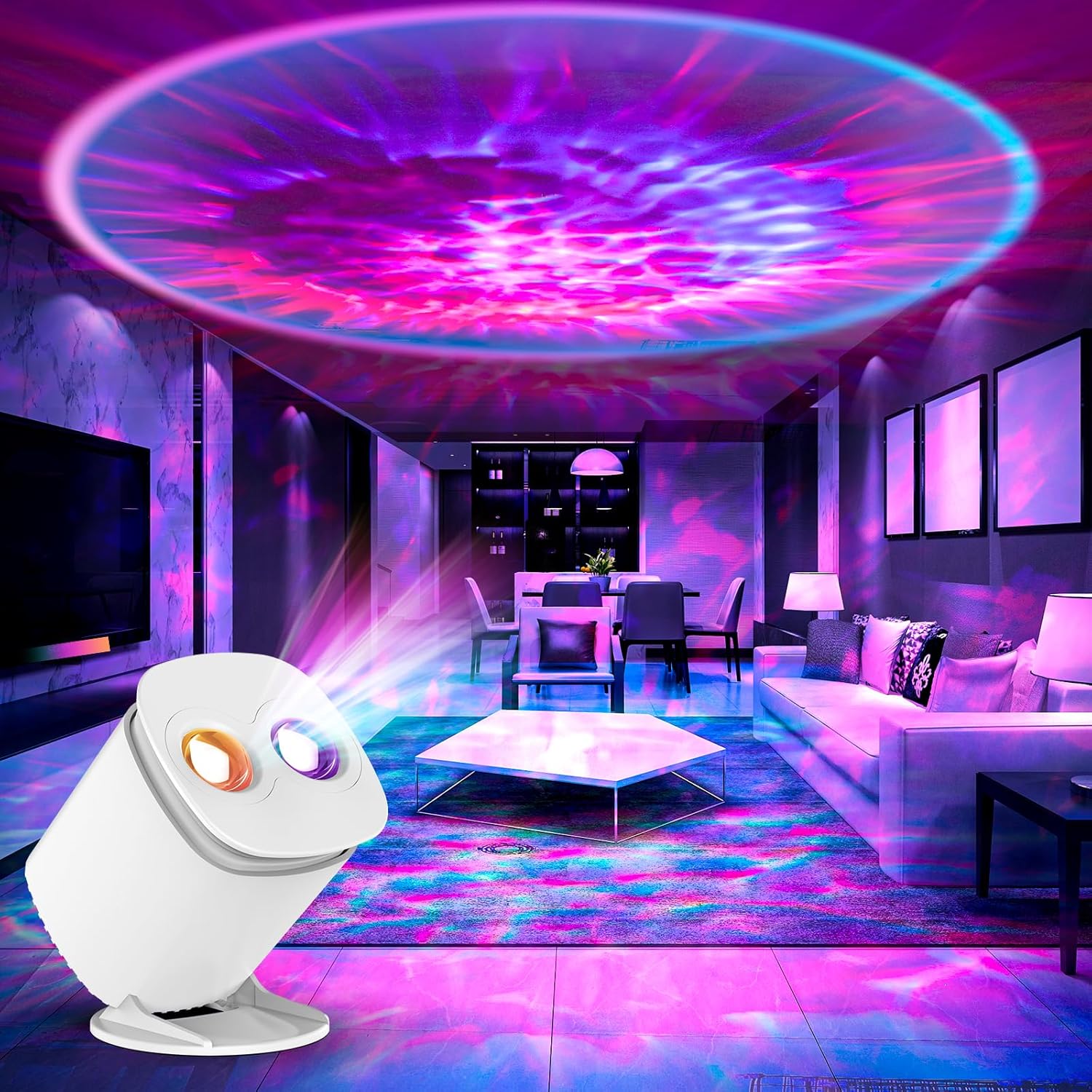 Christmas Gift Galaxy Projector – Nebula Ceiling Night Light for Him, Her, and Couples with Pre-Set Sleep Timer