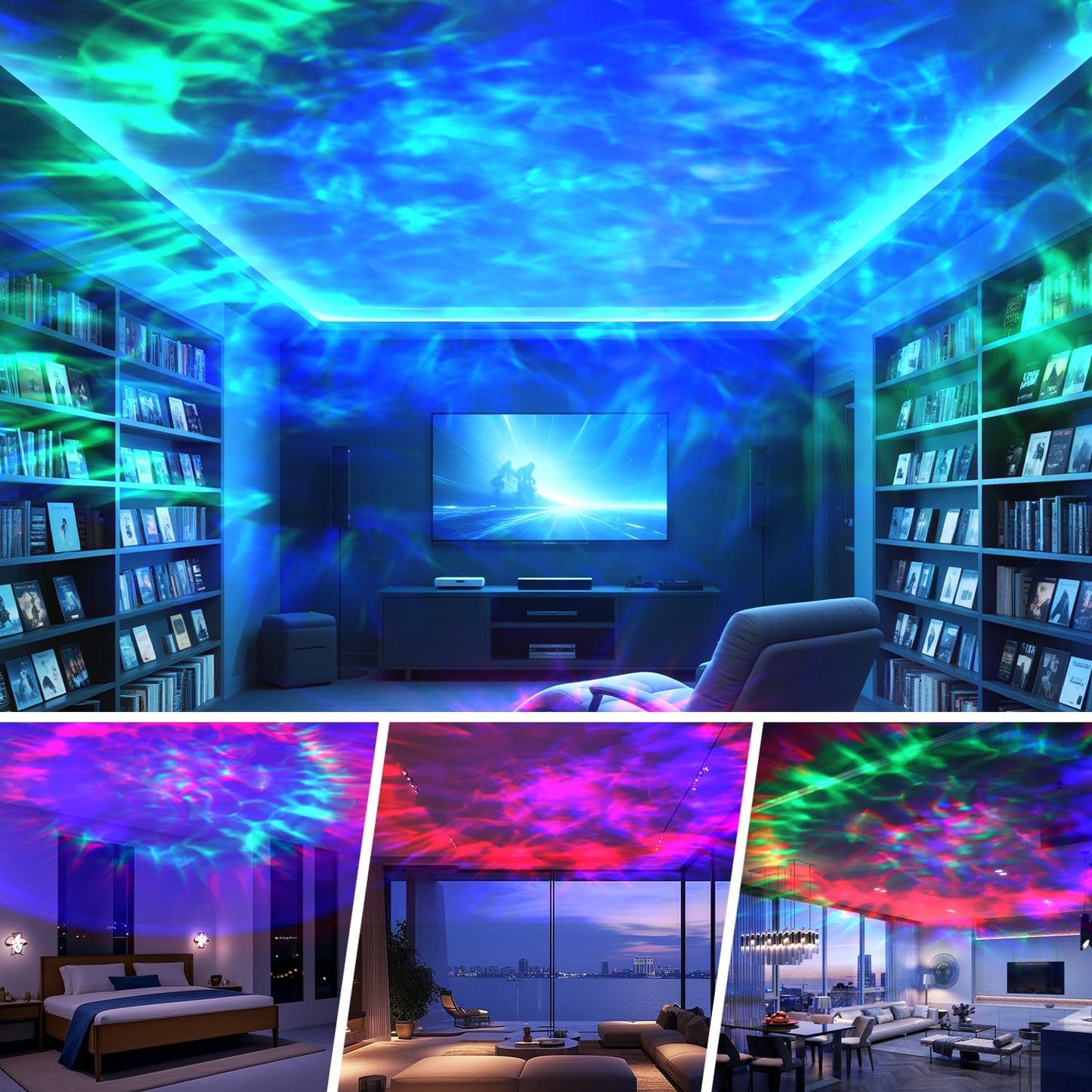 Christmas Gift Galaxy Projector – Nebula Ceiling Night Light for Him, Her, and Couples with Pre-Set Sleep Timer