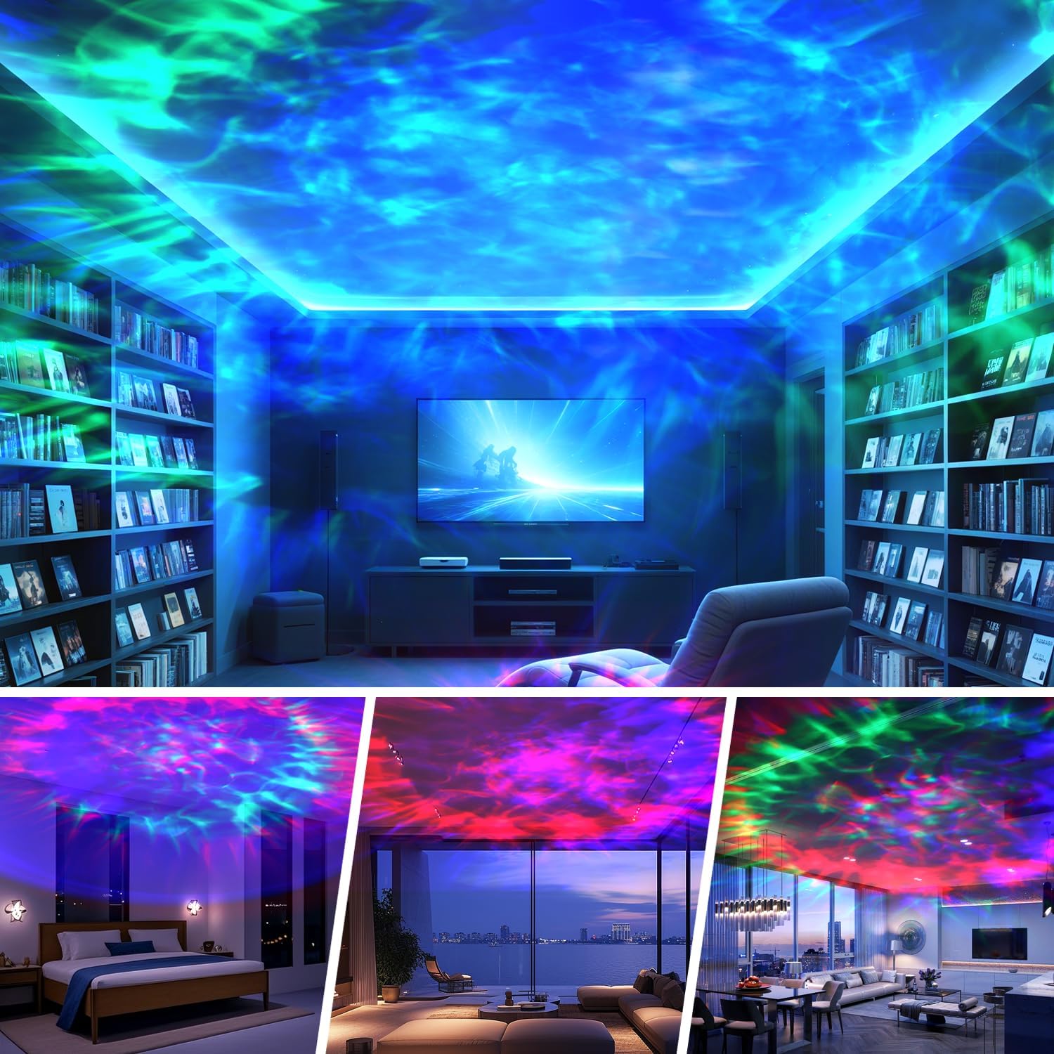Christmas Gift Galaxy Projector – Nebula Ceiling Night Light for Him, Her, and Couples with Pre-Set Sleep Timer
