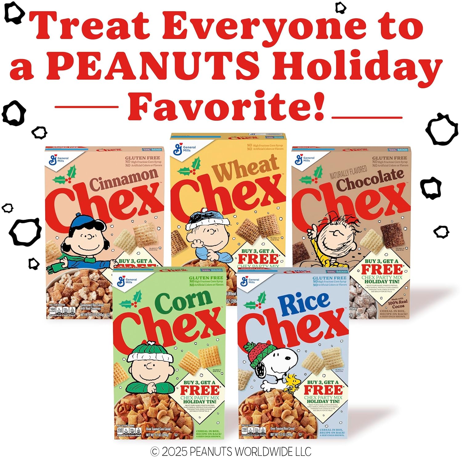 Cinnamon Chex Whole Grain Cereal – Uncluttered Morning Bowl with Real Cinnamon Only
