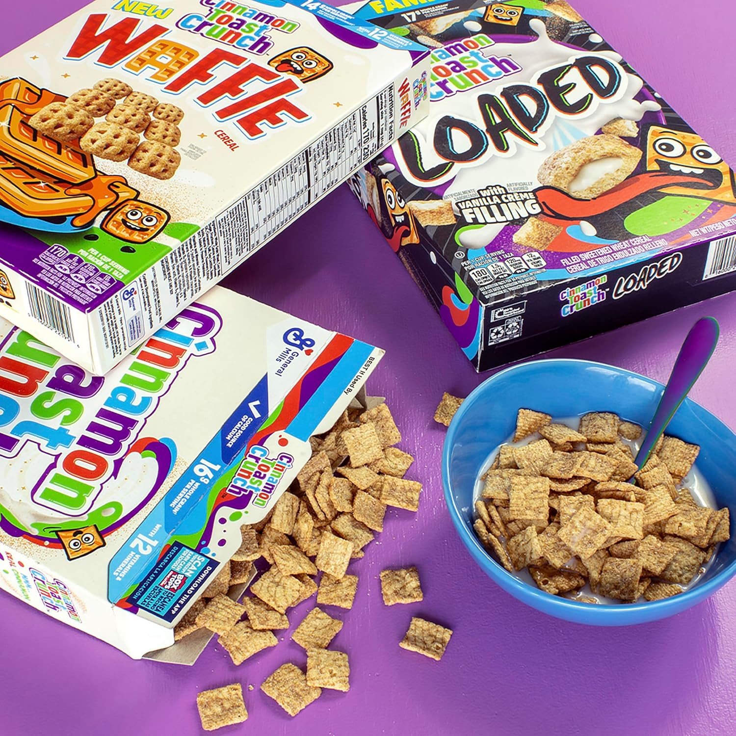 Cinnamon Toast Crunch Strawberry Cereal for Travel Snacking and Backpack Day Hikes