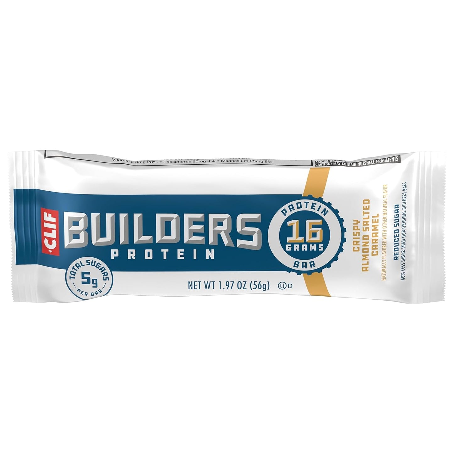 CLIF BUILDERS 16g Protein Bar Multi-Pack - Shareable Peanut Butter Chocolate Gift for Outdoor Enthusiasts and Hiking Buddies