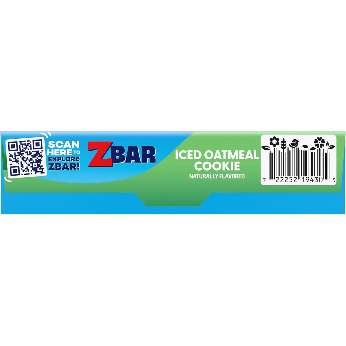 CLIF Kid Zbar Iced Oatmeal Cookie Wholesome Snack Bar for Post-Workout Refuel and Balanced Family Nutrition, 6 Count