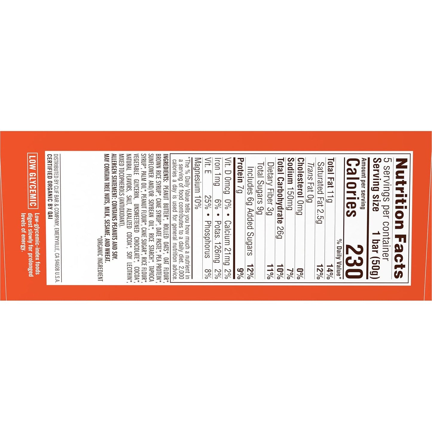 CLIF Nut Butter Bar – Plant-Based Protein Snack for School Lunches and Car Rides