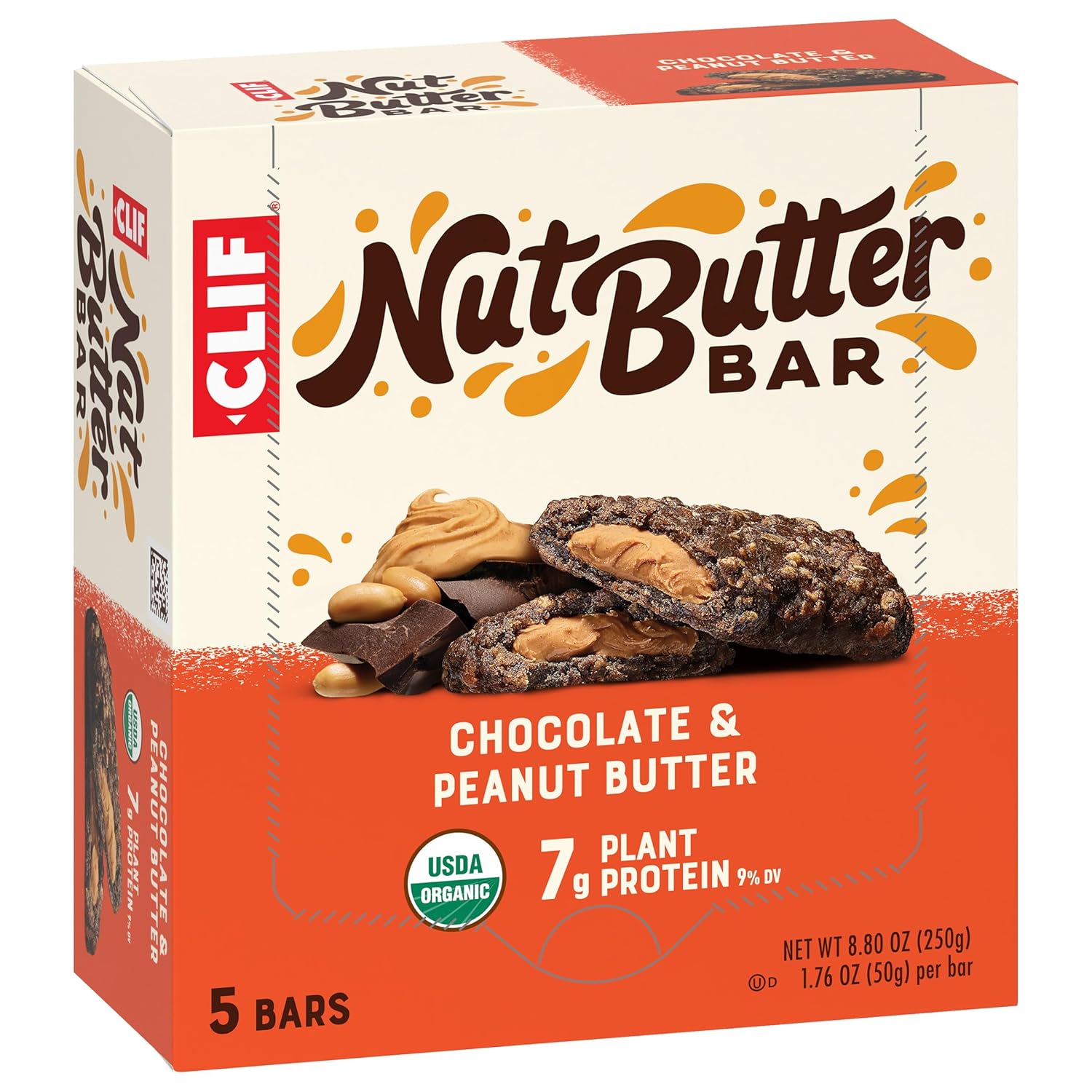 CLIF Nut Butter Bar – Plant-Based Protein Snack for School Lunches and Car Rides